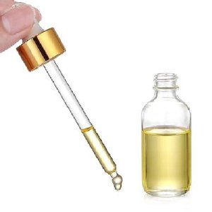 Botellas de Vidrio de 5ml, 10ml, 15ml, 20ml para Aceites Esenciales, Botella de Vidrio Transparente Personalizada con Gotero y Tapa - Product Image 1