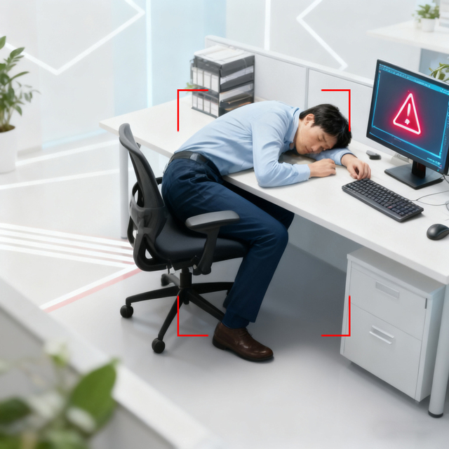 10moons AI Box Smart Office Embedded Network IP Cameras Fighting Fall Sleep Stay Absent Detection Industrial Computer Accessory