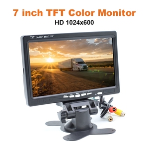 Véhicule utilitaire TV de voiture de 7 pouces avec écran LCD inversé à l'arrière, moniteur audio et vidéo de voiture de remorque de boîte de camion de voiture - Product Image 4