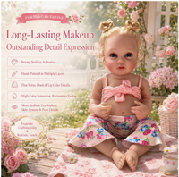 Boneka Bayi Reborn Silikon Utuh 48cm 19 Inch Tahun 2026, Dapat Dimandikan, Tahan Air, Dapat Dicuci, Realistis, Mainan Bayi Baru Lahir untuk Anak-Anak
