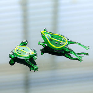 Mini bola de cristal verde, decoración ecológica para el hogar, lindo y divertido juego de 2 piezas - Product Image 3