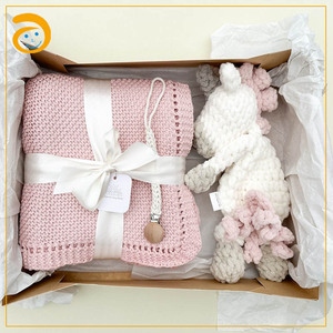 Amigurumi baby Knit Security Blanket Crochet Bear toy gift baby shower gift baby spring gift - Product Image 6