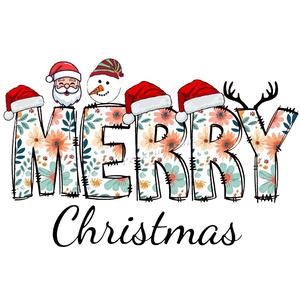 สติ๊กเกอร์รีดร้อนลายคริสต์มาสแบบกำหนดเองพร้อมใช้งาน สีชมพู ลายซานต้า สุขสันต์วันคริสต์มาส ลายฮอลลี่ จอลลี่  ไวนิลพลาสติซอลกันน้ำ - Product Image 5