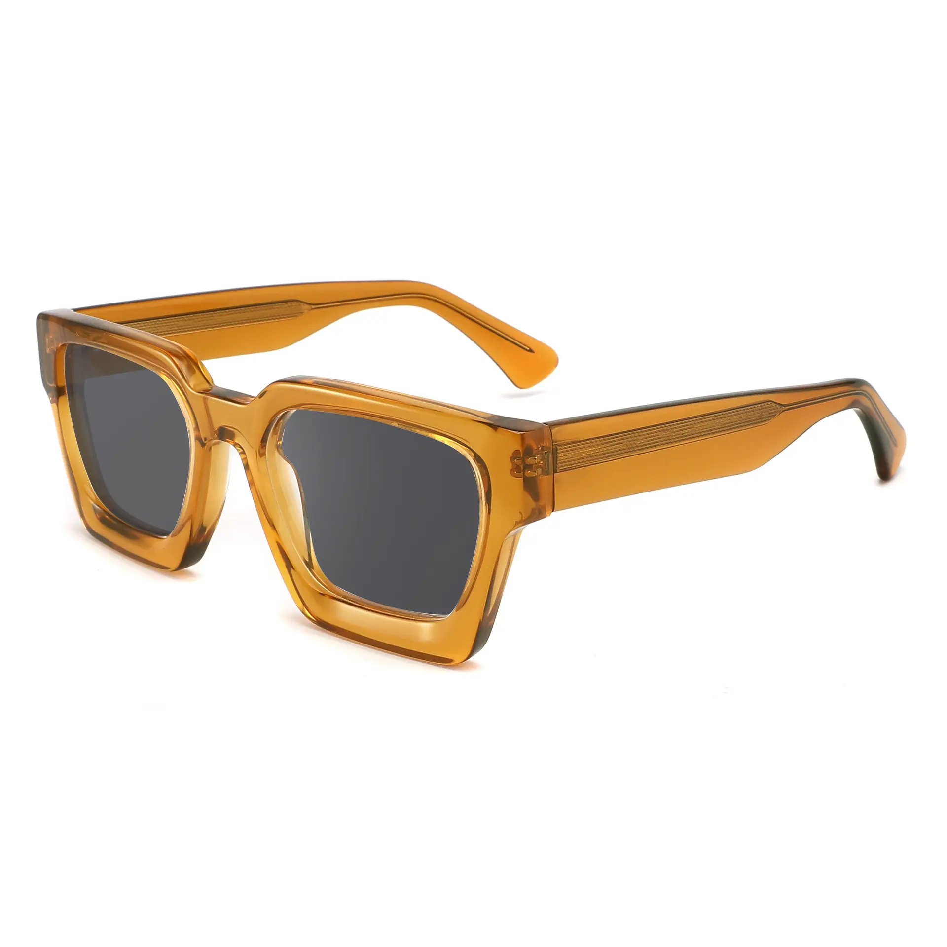Custom Logo Luxury Designer Acetate Frames glasses Gafas De Sol Sun Glass Uv400 Protection Polarized Retro Square Sun glasses