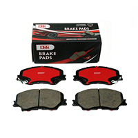 Kampas Rem Keramik Depan untuk Isuzu Mu-x D-max Suv D2537 5-87615-064-0 Mux 2020 Produsen Kampas Rem Harga Kampas Rem Cakram