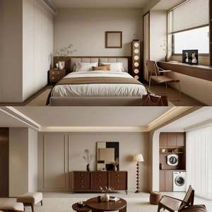 Mueble de Almacenamiento de Madera Estilo Francés Moderno, Tamaño Personalizado para Sala de Estar y Dormitorio, Gran Venta para Villas, Hoteles y Apartamentos - Product Image 6