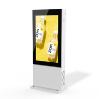 Tótem Digital LCD para Exteriores con Pantalla Anti-Reflejante de Alto Brillo, Sistema de Señalización y Educación Basado en la Nube, CMS para Aeropuertos y Centros Comerciales