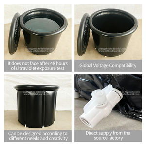 Cubo de hielo inflable <span class=keywords><strong>NIDO</strong></span> | Enfriador de bebidas portátil redondo con diseño a prueba de fugas para fiestas, bares, eventos y uso doméstico - Product Image 2