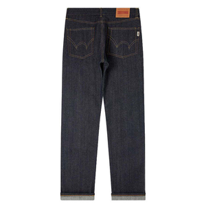 กางเกงยีนส์เดนิมทรงสกินนี่คุณภาพสูงแบบสั่งทำพิเศษ ไม่ผ่านการซัก ทรงกระดุมผ่าหน้า ผ้าเดนิมดิบ แฟชั่นลำลอง ทรงขาบาน สไตล์ญี่ปุ่น - Product Image 4