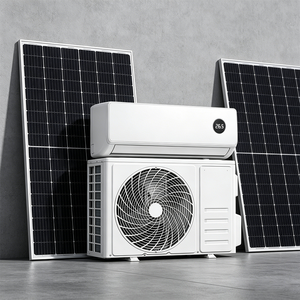 เครื่องปรับอากาศแบบแยกส่วน J Panel ขนาด 12000 BTU ใช้พลังงานแสงอาทิตย์แบบไฮบริด AC DC  ระบบออฟกริด อินเวอร์เตอร์ ประหยัดพลังงาน 220V 60Hz - Product Image 1
