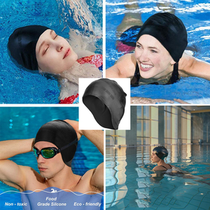 Vente en gros, offre spéciale, bon marché, <span class=keywords><strong>bonnet</strong></span> <span class=keywords><strong>de</strong></span> bain coloré, vêtements confortables pour l'entraînement à la natation - Product Image 3