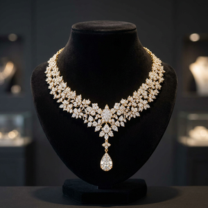 Collar de Oro Amarillo de 18K con Diamante de Laboratorio Certificado IGI de Corte Pera, Joyería Fina de Lujo, Regalo Elegante para Bodas y Fiestas - Product Image 2