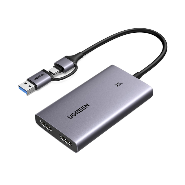 2K30Hz Capture Card, 4K30Hz Passthrough Video Capture Card USB 3.0 Full HD 1080P 60FPS with Low Latency