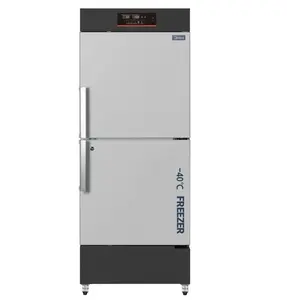 Congelador de refrigerador de vacunas farmacéuticas biomédicas de menos 40 grados para suministros de laboratorio de investigación científica