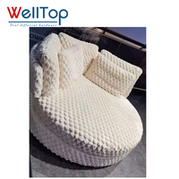 Offre Spéciale : Accessoires de Mobilier – Base Pivotante Ronde pour Fauteuil Relaxant, Support Rotatif à 360 Degrés pour Mécanisme de Canapé Inclinable