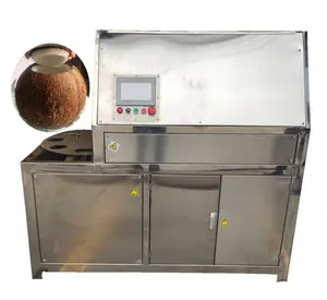 Máquina de corte abierto de cáscara de coco de alta calidad, máquina de corte superior de coco de acero inoxidable, precio