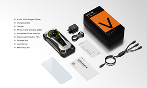 Doogee V Max 2 Pro โทรศัพท์มือถือที่ทนทาน5G 16GB + 1TB มองเห็นกลางคืน6.78นิ้ว200MP หลัก22000mAh Android 16 poc walkie talkie โทรศัพท์มือถือ - Product Image 2