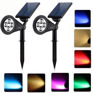 Luces Solares 2 en 1 Impermeables para Exteriores, Jardín, Patio, Camino, 7 Colores RGB Cambiantes, Focos Solares para Paisajismo - Product Image 2
