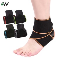 Support de cheville réglable pour le sport, sangles de compression pour la cheville, attelle de protection pour la cheville