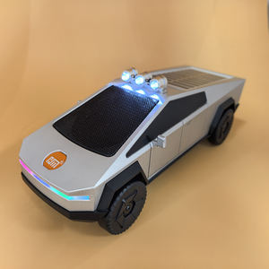 HM-998 Haut-parleur Bluetooth <span class=keywords><strong>de</strong></span> style automobile avec radio FM/TF/USB, recharge solaire, stéréo, basses puissantes, cadeau sportif, haut-parleur lumineux - Product Image 1