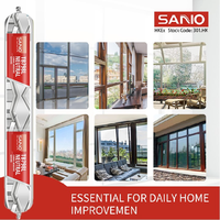 Sellador de Silicona Neutro SANVO OEM 300ml, Marca Privada, Resistente a la Intemperie, Alta Adhesión para Ventanas de Vidrio y Embalaje al por Mayor