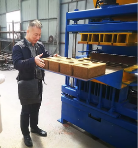 WT4-10 sinh thái điện tự động đất sét gạch máy ép thủy lực để làm khối sinh thái gạch nhà sản xuất máy làm - Product Image 1