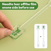 Mahjong Cocktailprikkers Herbruikbare Acryl Eco-vriendelijke Voedselvorken voor Kaasplanken Fruitdesserts Mahjong Feestdecoraties