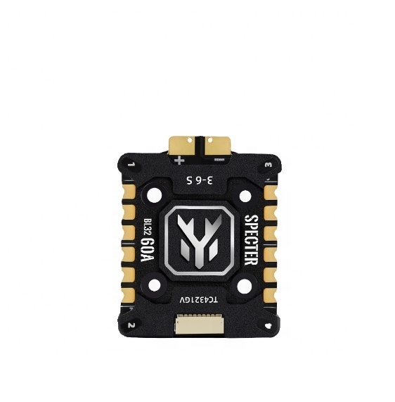 HGLRC Specter 60A BL32 4 In1 Mini ESC G071 128K Integrated CNC Heatsink 20x20mm 3-6S for FPV Freestyle Drone DIY Parts