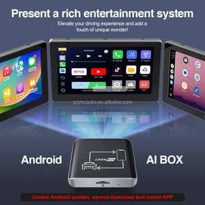 JMC อะแดปเตอร์ CarPlay ไร้สาย4G 64G <span class=keywords><strong>แอ</strong></span>นดรอยด์นำทาง WIFI YouTube <span class=keywords><strong>Netflix</strong></span> Google Maps รองรับ<span class=keywords><strong>แอ</strong></span>ปดาวน์โหลด - Product Image 4