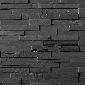 高品质壁纸木纹镶板定制普通黑色木质墙板弯曲3d