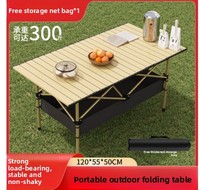 Explorer Moderne Léger Intégré En Plein Air Pliant Roll-Up Table Chaise Ensemble Équipement De Pique-Nique Portable pour Cour Villa