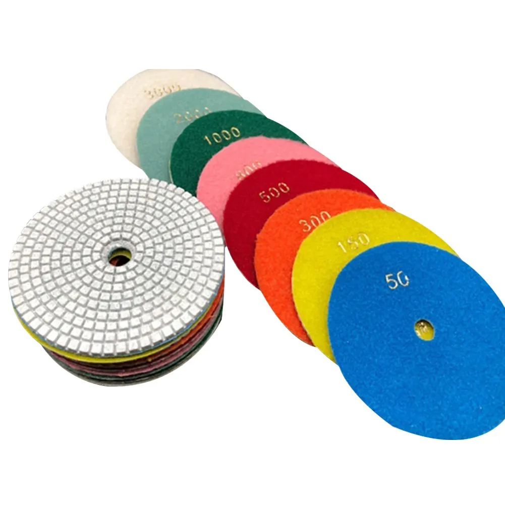 Diamond Polishing Pads Flexible Grinding Discs for Granite Marble Concrete Stone Sanding Discs Angle Grinder