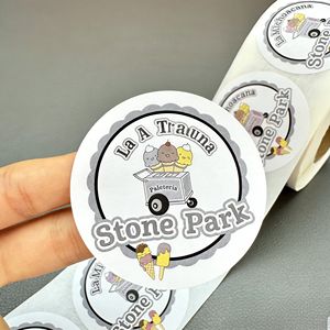 Etiquetas de Seguridad a Prueba de Manipulación, Sellos para Empaques de Entrega de Alimentos, para Vasos de Café, Comida para Llevar de Restaurantes - Product Image 2