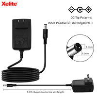 Adaptador de Corriente CA a CC de 5V 9V 12V 15V 19V 24V 0.4A 0.5A 0.8A 1A 1.2A 1.5A 2A con Enchufe EU/US de 10W 12W 15W 18W 24W