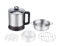 Bouilloire électrique multifonction en acier inoxydable 1,5 L, contrôle de la température, cuiseur vapeur, pour usage hôtelier et domestique, chauffage rapide, best-seller