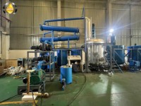 Machine de distillation d'huile moteur usagée en diesel pour l'usine de recyclage des huiles hydrauliques et de transmission usagées