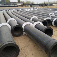 Pipa HDPE Flanged Apung untuk Pengerukan 16 inci 18 inci 20 inci untuk Kapal Keruk