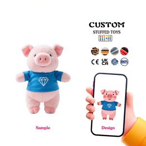 Peluche Coniglio Rosa Personalizzato, Vendita Diretta dalla Fabbrica, Tessuto Morbido Imbottito in Cotone PP, Servizio di Personalizzazione Bambole - Product Image 2