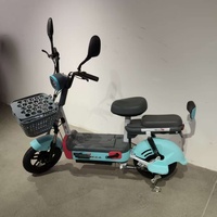 Vélo électrique urbain de 14 pouces pour adultes, moteur sans balais de 350 W, moteur de moyeu arrière, électronique, autonomie de 50 km, batterie au plomb-acide, léger