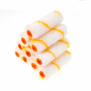 Rouleau de <span class=keywords><strong>peinture</strong></span> en microfibre, <span class=keywords><strong>mini</strong></span> manches à roulettes 4 pouces, 1/2x4 pouces, 10 unités - Product Image 1