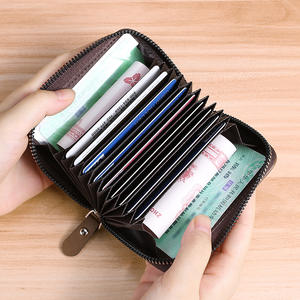 Cartera <span class=keywords><strong>de</strong></span> Cuero PU <span class=keywords><strong>de</strong></span> Lujo para Hombre CarrKen, Tarjetero con Cremallera Personalizado para Licencia <span class=keywords><strong>de</strong></span> <span class=keywords><strong>Conducir</strong></span> - Product Image 2