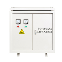 Transformateur d'isolement triphasé à sec de type transformateur de fabrication SG-50KVA, élévateur ou abaisseur de tension, vente à prix réduit