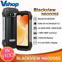 Robustes Smartphone Blackview N6000SE Grün 4GB+128GB 6,5 Zoll Display MT8788 Octa-Core 13MP Kamera 5000mAh Android Deutsch Französisch