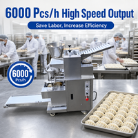 Machine automatique à samosas et empanadas SJ-100, haute efficacité, 6000 pièces/heure, moulage multi-formes, imitation manuelle