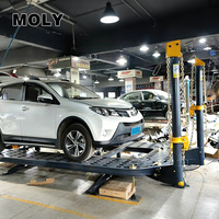 MOLISPEED Machine simple de redressage de châssis automobile avec tour rotative pour la réparation de carrosseries après collision