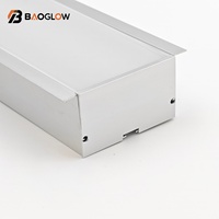 Bande LED encastrée pour profilé LED de plafond en aluminium, 60*35, personnalisable, montage en surface, IP67, néon, vente en gros