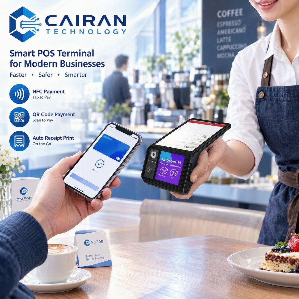 Android Pos Software Cairan Mobile POS Terminal All in One Android NFC Reader Thermal ...