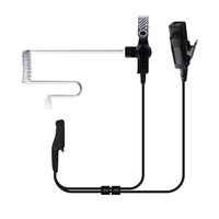 Earpiece PTT Tabung Udara Original Chip IMPRES Headset Radio Dua Arah Mic Motorola Earphone Walkie Talkie Mikrofon APX N50 N70 R7