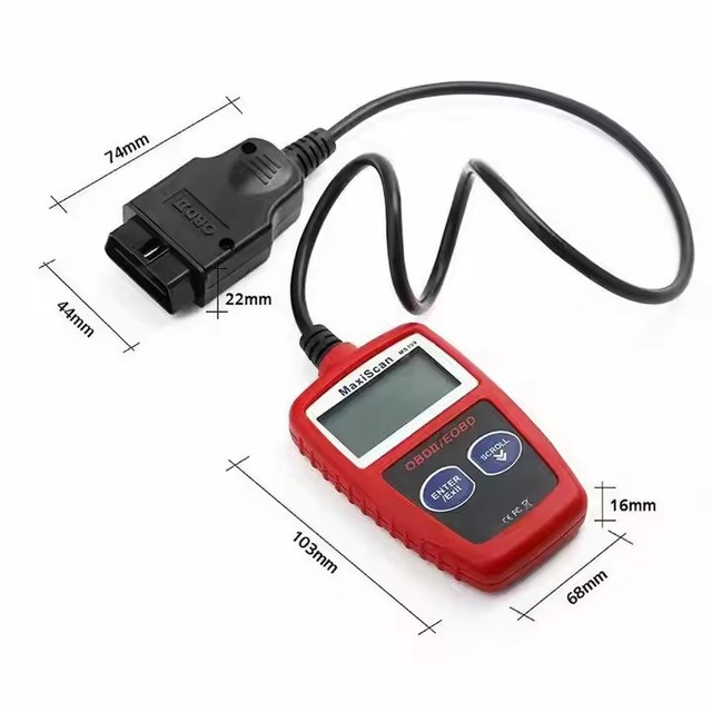 High Quality OBD2 Code Reader Diagnostic Tool with Big Screen Portable All OBD2 Protocols Backlit LCD Display Plug and Play