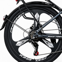 Vélo électrique de 26 pouces, 350W, 48V, trois modes de conduite, autonomie de 50-60 km, cadre en acier à haute teneur en carbone, vélo de ville